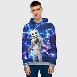 Толстовка-худи мужская FORTNITE x MARSHMELLO, цвет: 3D-меланж — фото 2
