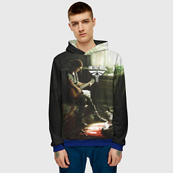 Толстовка-худи мужская The last of us part 2 tlou2, цвет: 3D-синий — фото 2