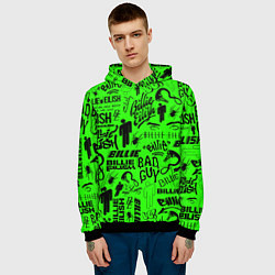 Толстовка-худи мужская BILLIE EILISH БИЛЛИ АЙЛИШ, цвет: 3D-черный — фото 2