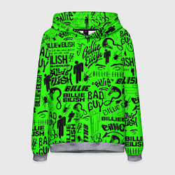 Толстовка-худи мужская BILLIE EILISH БИЛЛИ АЙЛИШ, цвет: 3D-меланж