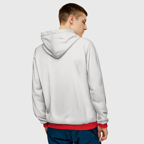 Мужская толстовка The Last of Us / 3D-Красный – фото 4