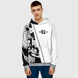 Толстовка-худи мужская Кирилл, цвет: 3D-меланж — фото 2