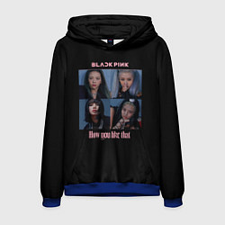 Толстовка-худи мужская BLACKPINK, цвет: 3D-синий