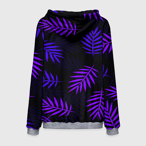 Мужская толстовка НЕОНОВЫЕ ТРОПИКИ / 3D-Меланж – фото 2