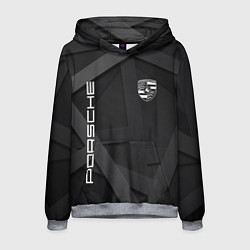 Толстовка-худи мужская PORSCHE, цвет: 3D-меланж