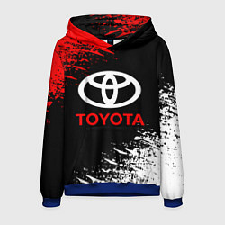Толстовка-худи мужская TOYOTA, цвет: 3D-синий