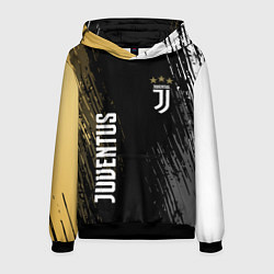 Толстовка-худи мужская JUVENTUS, цвет: 3D-черный