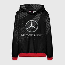 Толстовка-худи мужская MERCEDES, цвет: 3D-красный