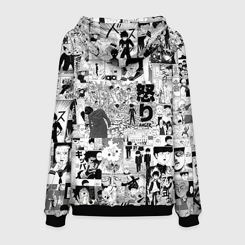 Мужская толстовка МОБ ПСИХО 100 / 3D-Черный – фото 2