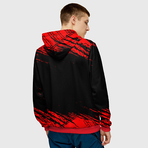 Мужская толстовка STALKER 2 СТАЛКЕР 2 / 3D-Красный – фото 4