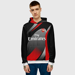 Толстовка-худи мужская ARSENAL UNIFORM, цвет: 3D-белый — фото 2