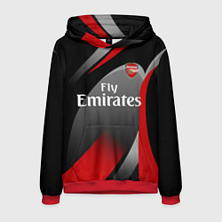 Толстовка-худи мужская ARSENAL UNIFORM, цвет: 3D-красный