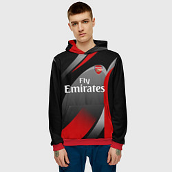 Толстовка-худи мужская ARSENAL UNIFORM, цвет: 3D-красный — фото 2