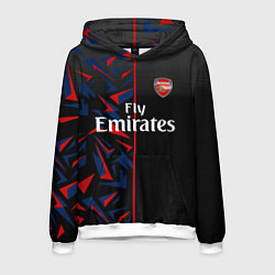 Толстовка-худи мужская ARSENAL UNIFORM 2020, цвет: 3D-белый