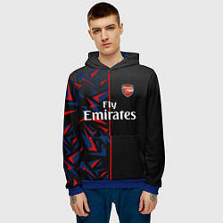 Толстовка-худи мужская ARSENAL UNIFORM 2020, цвет: 3D-синий — фото 2