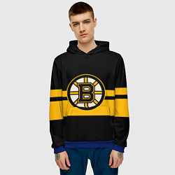 Толстовка-худи мужская BOSTON BRUINS NHL, цвет: 3D-синий — фото 2