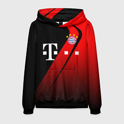 Толстовка-худи мужская FC Bayern Munchen Форма, цвет: 3D-черный