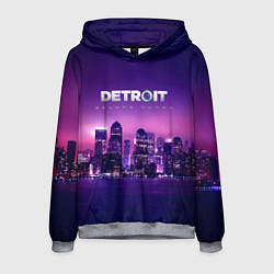 Толстовка-худи мужская Detroit Become Human S, цвет: 3D-меланж