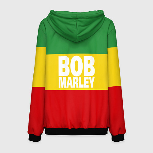 Мужская толстовка Bob Marley / 3D-Черный – фото 2