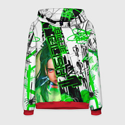Толстовка-худи мужская Billie Eilish, цвет: 3D-красный