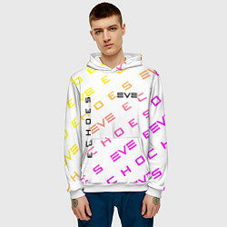 Толстовка-худи мужская EVE ECHOES ИВ ЭХО, цвет: 3D-белый — фото 2