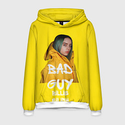 Толстовка-худи мужская Billie Eilish Билли Айлиш, цвет: 3D-белый