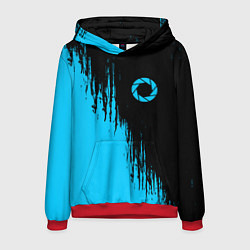 Толстовка-худи мужская PORTAL ПОРТАЛ, цвет: 3D-красный