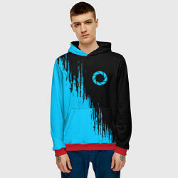 Толстовка-худи мужская PORTAL ПОРТАЛ, цвет: 3D-красный — фото 2