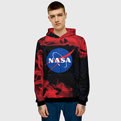 Толстовка-худи мужская NASA НАСА, цвет: 3D-черный — фото 2