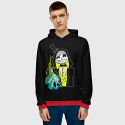 Толстовка-худи мужская UNDERTALE, цвет: 3D-красный — фото 2