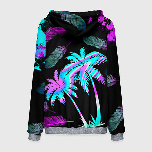 Мужская толстовка Неоновое лето / 3D-Меланж – фото 2
