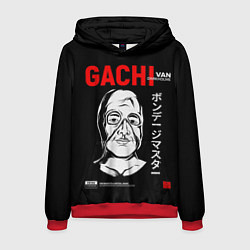 Толстовка-худи мужская Gachimuchi Van Darkholm, цвет: 3D-красный