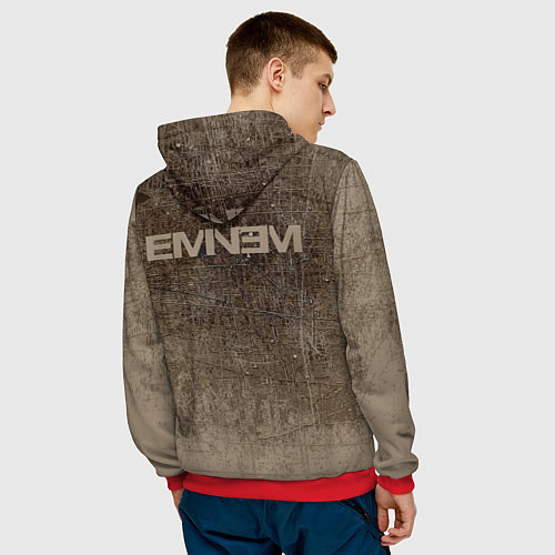 Мужская толстовка EMIN?M / 3D-Красный – фото 4