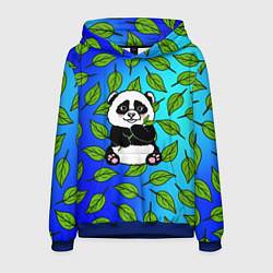 Толстовка-худи мужская Панда, цвет: 3D-синий