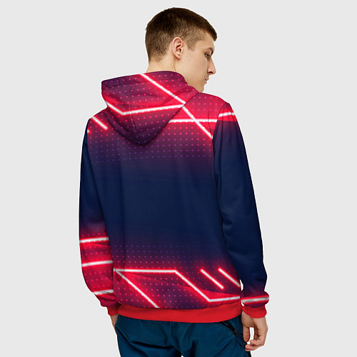 Мужская толстовка БАВАРИЯ / 3D-Красный – фото 4