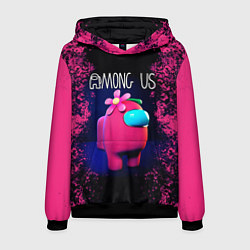 Толстовка-худи мужская AMONG US, цвет: 3D-черный