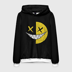 Толстовка-худи мужская SMILE, цвет: 3D-белый