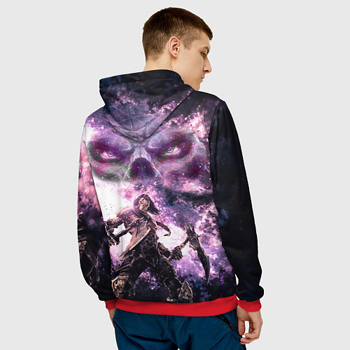 Мужская толстовка Darksiders 2 / 3D-Красный – фото 4