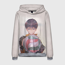Толстовка-худи мужская Haikyuu!! Tobio, цвет: 3D-меланж