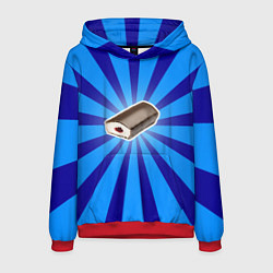 Толстовка-худи мужская Глазированный сырок, цвет: 3D-красный