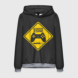 Толстовка-худи мужская Gamer zone, цвет: 3D-меланж