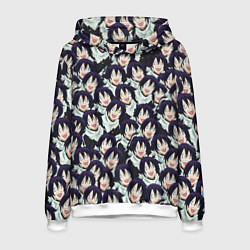 Толстовка-худи мужская ЯТО БЕЗДОМНЫЙ БОГ, цвет: 3D-белый