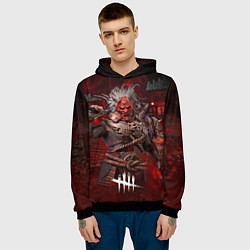 Толстовка-худи мужская Dead by daylight, цвет: 3D-черный — фото 2