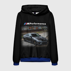 Толстовка-худи мужская BMW Z, цвет: 3D-синий