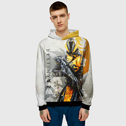 Толстовка-худи мужская DESTINY, WARLOCK, цвет: 3D-черный — фото 2