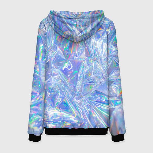 Мужская толстовка 3d ice glitch / 3D-Черный – фото 2