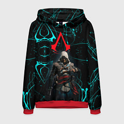 Толстовка-худи мужская Assassin’s Creed, цвет: 3D-красный