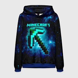 Толстовка-худи мужская Minecraft, цвет: 3D-синий