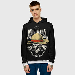 Толстовка-худи мужская MUGIWARA ONE PIECE, цвет: 3D-белый — фото 2