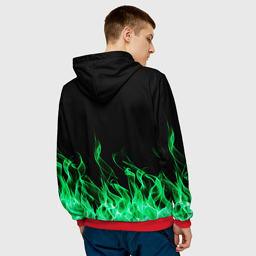 Мужская толстовка SKODA / 3D-Красный – фото 4